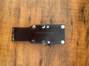 Gaine de porte-bâton de cheval en cuir véritable usiné à la main de haute qualité avec boucle de ceinture attachée organisateurs de randonnée en cuir véritable - Product Image 4