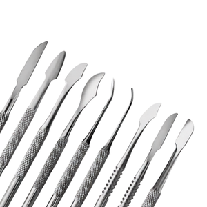 ชุดเครื่องมือแกะสลักขี้ผึ้ง 9 ชิ้น แบบสองด้าน สำหรับงานทันตกรรม ทำจากสแตนเลส ใช้สำหรับปั้นขึ้นรูปขี้ผึ้ง - Product Image 3