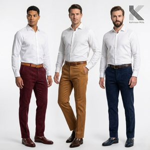 <b>Men</b> <b>Stretch</b> Chino Pants Lyocell Cotton Twill Trousers Business Casual OEM ODM - Product Image 2
