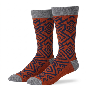 Cheap Price Low MOQ Men's Socks Thermal Thick Winter Wear Printed Technics Needle Detection Socks All Sizes Available For Adults - Product Image 5