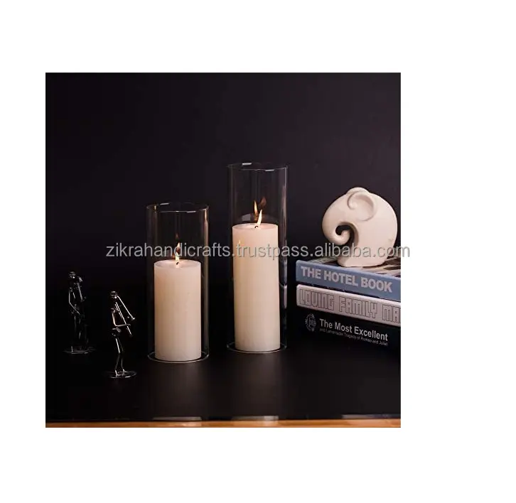 Cheap Glass Lantern Decorative Candle Lamps Office Table Design Classic Theme Home Tabletop Decoration Size Cheap Candle Lantern