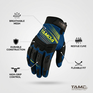 Gants de VTT personnalisés avec logo OEM, antidérapants |   Gants de motocross en tissu respirant, vente en gros, directement de l'usine - Product Image 5