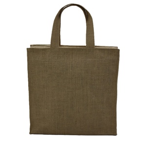 Sac fourre-tout à glissière en jute de haute qualité pour l'emballage et la promotion sac promotionnel en toile de jute pour la distribution gratuite et l'image de marque - Product Image 1