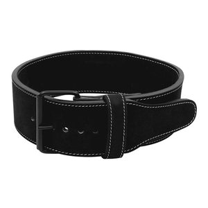 Ceinture de musculation et d'haltérophilie personnalisée en acier à double crochets carrés, en cuir de vachette premium, solide, pour entraînement de force en salle de sport, OEM ODM - Product Image 2