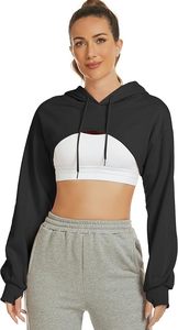 Sudadera con Capucha Corta para Mujer de Alta Calidad, Diseño Personalizado, Fabricante de Sudaderas con Capucha de Algodón - Product Image 3