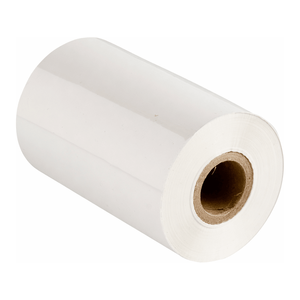 Ruban de transfert thermique blanc sans halogène Brady R6700, noyau de 1 pouce, compatible avec les imprimantes d'étiquettes Zebra et Oki - Product Image 1