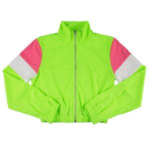 Conjunto Deportivo de Invierno para Mujer, 2 Piezas, Chaqueta Ligera con Cremallera y Pantalones Cortos Estampados - Product Image 2