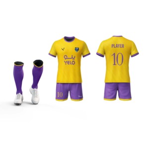 Conjunto de Uniforme de Fútbol Moderno Personalizado para Clubes Juveniles, Ropa Deportiva Elegante para Niños, Uniforme de Fútbol Personalizado para Niños - Product Image 1