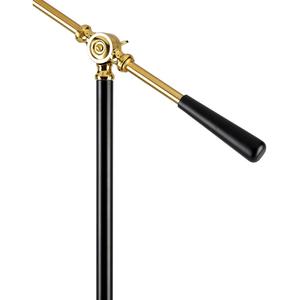 Lámpara de Pie Contemporánea con Pantalla de Tela y Interruptor de Pie para Dormitorio y Sala de Estar - Product Image 3