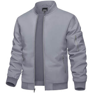 Spring Bomber <b>Jacket</b> Men Oversize Windbreak Flight <b>Pilot</b> Coat Streetwear Varsity Clothes Casual Outerwear Winter Custom Coats - Product Image 3