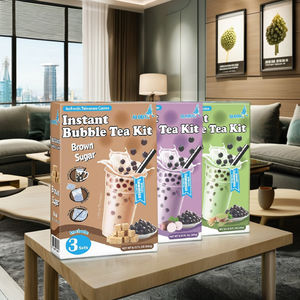 Alody Taro Boba Milk Mix HOME KIT BUBBLE TEA KIT with 18-Months Shelf Life 3 Sets/Box No Additives Normal Temperature Storage - Product Image 3