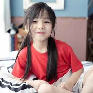 Camiseta de Manga Corta con Cuello Redondo para Niños Unisex Ultifresh, Logotipo en el Cuello Trasero, Ecológica, Transpirable, de Secado Rápido, Informal, de Verano, de Poliéster - Product Image 5