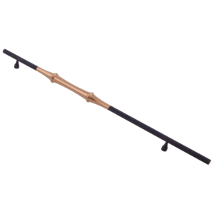 Poignée de meuble longue en aluminium, poignée de porte de placard moderne en bambou, finition soie noire PVD, or rose, or AB mat, quincaillerie moderne - Product Image 6