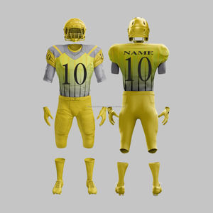 Personalizado 2025 Sublimación Fútbol Americano Desgaste Uniformes Totalmente Personalización Bordado Fútbol Americano Jerseys Unisex - Product Image 3