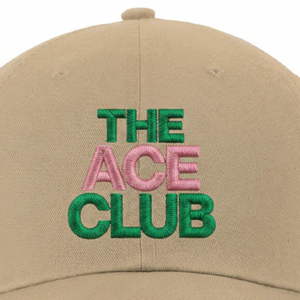 หมวกแก๊ป AKA Club Series สีเบจ ปักลาย ผ้าฝ้าย ปรับขนาดได้ ปีกโค้ง สไตล์ลำลอง สำหรับทุกเพศ เหมาะสำหรับเล่นกีฬาและกิจกรรมกลางแจ้ง - Product Image 6