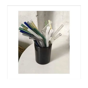 Ensemble de pailles en verre durables avec une construction de qualité alimentaire et des accessoires de nettoyage - Product Image 4