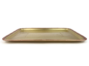 <b>Large</b> Size Brass Serving <b>Tray</b> With Durable Construction For Serving Meals Drinks Desserts In Hotels And Banquets - Product Image 6