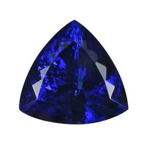 PDM Gems Tanzanite 100% authentique, taille trillon, qualité supérieure, pierres précieuses certifiées, pierres de guérison, prix abordable - Product Image 1