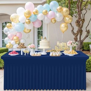 Smiry Copritavolo Rettangolare Impermeabile Lavabile 6FT, Fodera Elasticizzata in Spandex per Tavoli - Product Image 2