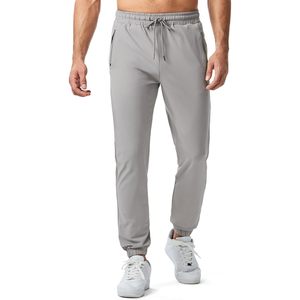 Pantalons de survêtement d'entraînement de gymnastique pour hommes personnalisés avec poches zippées, pantalons de jogging athlétiques, taille élastique, cordon de serrage - Product Image 4