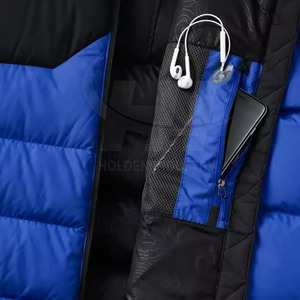 Veste matelassée en coton coupe-vent, veste matelassée en coton robuste, veste matelassée en coton à design isolant - Product Image 4