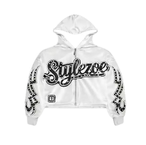 Custom Plus Size Mens Trending Flame Print Tracksuit Hooded Sweatshirt With Drawstring Pants Unisex Street Wear Spring OEM ODM - Product Image 3