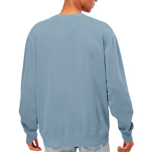 Premium <b>White</b> Fleece Pullover for <b>Men</b> Heavyweight Crew Neck Comfy <b>Sweatshirt</b> Streetwear Athletic Loungewear <b>Sweatshirt</b> - Product Image 4