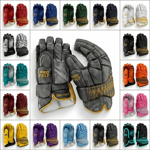 Nouveaux Gants de Hockey sur Glace Personnalisés OEM ODM Uniques avec Paume en Cuir Protectrice pour Joueurs Adultes – Équipement de Performance pour l'Entraînement - Product Image 1