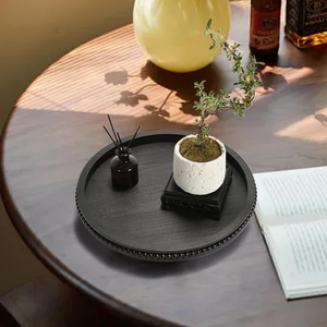 Wooden Beaded Decor <b>Tray</b> Rustic Wooden <b>Trays</b> <b>Table</b> Decorative <b>Trays</b> for Home Decor Kitchen <b>Table</b> Farmhouse Serving <b>Tray</b> - Product Image 2