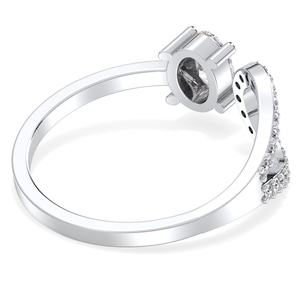 REYES Nouvelle Arrivée Bague Ajustable en Argent Sterling 925 avec Moissanite Haute Qualité pour Mariage, Fête, Cadeau, Bijoux Fins pour Elle - Product Image 4