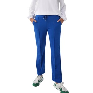 Femme Trendy Clothes Cotton Polyester Tracks Sweatpants Relaxed Fit Casual Athletic Drawstring Elastic Waist Loose Trouser Pants - Product Image 3