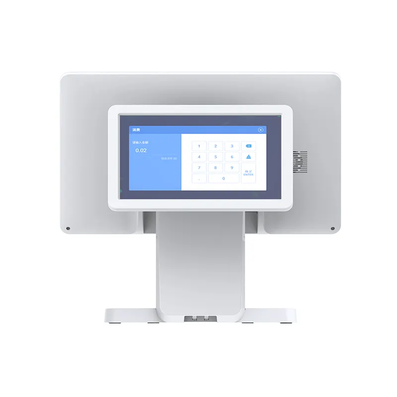 Impressora com tela de toque integrada para pc, terminal tudo em um para Android POS, caixa registradora, caixa registradora para Windows, tudo em um