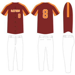Camiseta de béisbol para hombre, manga corta, con botones, tela de alto rendimiento que absorbe la humedad, uniforme para adulto, corte regular, conjunto de pantalones blancos - Product Image 4
