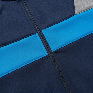 Conjunto Deportivo Personalizado para Hombre, 100% Poliéster Sublimado, Transpirable, de Secado Rápido, Chaqueta con Cierre y Pantalones Cortos para Fútbol, Gimnasio y Ejercicio - Product Image 4