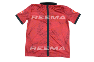 Reema presenta camisetas de fútbol sublimadas personalizadas para hombre, de manga corta, que absorben la humedad, con cuello vuelto, para todas las estaciones, de corte regular. - Product Image 2