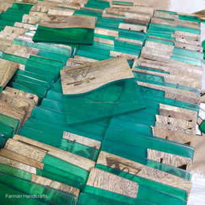 Natural Wood and Resin <b>Coaster</b> Set High-Quality Handmade <b>Drink</b> <b>Coasters</b> for Home And Dining At Best Price - Product Image 3