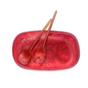 Bol à salade en résine époxy fait main, produit phare, taille personnalisable, pour la table, en vente - Product Image 1