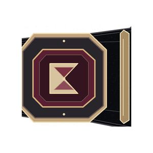 Cinturón de Campeonato Personalizado de Obsidiana con Diseño de Reloj de Arena para Lucha Libre, Boxeo, MMA - Placas Metálicas, Cuero PU, Logotipo Personalizado, Fabricación OEM - Product Image 5