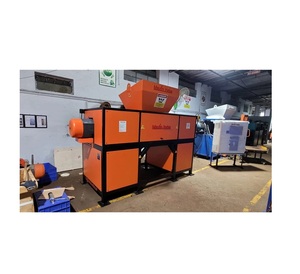 Broyeur de fûts métalliques semi-automatique de 80 CV pour le broyage de fûts métalliques, machine de broyage de ferraille - Product Image 1