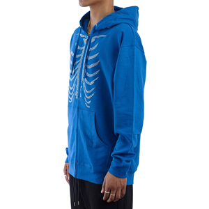 Best Selling 2024 Winter Arrival Men's 100% Cotton Blended Hoodies Rhinestone Detail <b>Thick</b> <b>Fleece</b> Pocket Design Customizable - Product Image 4