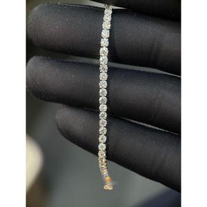 Pulsera de Tenis con Diamantes de Diseño de Lujo, con Cierre Seguro de Plata de Ley 925, para Bodas, Aniversarios, Uso Diario y Joyería de Moda - Product Image 5