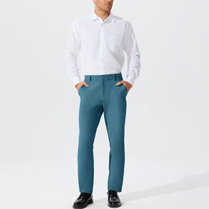 Pantalon de golf pour homme taille haute avec plusieurs poches, séchage rapide, décontracté, taille élastique avec cordon de serrage, idéal pour les voyages ou le travail - Product Image 3