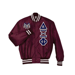 Veste universitaire en toile personnalisée Omega Psi Phi Zeta Beta Sigma Rho Epsilon Gamma Omega Chi Eta Delta Design réversible imperméable - Product Image 2