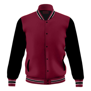 Las Mejores Chaquetas Universitarias de Lona para Hombre, Chaquetas Varsity con Logotipo Personalizado, Chaqueta Varsity Lisa con Letras, Chaqueta Varsity de Lona al por Mayor - Product Image 1