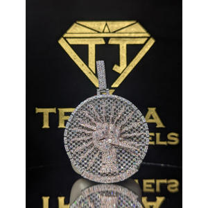 Pendentif tendance Arbre de Vie en diamant cultivé en laboratoire, en argent sterling 925, entièrement serti, collier rond luxueux par Trisha Jewels - Product Image 6