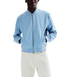 Veste de combat MA-1 avec logo personnalisé pour hommes, blouson bombardier en nylon de haute qualité avec col montant et fil - Product Image 1