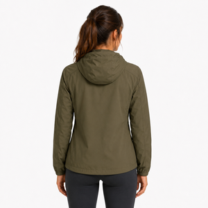 Hot Selling <b>Women</b> Windbreaker <b>Jacket</b> <b>Lightweight</b> Breathable Hooded Water Resistant Full Zip Outdoor Sports Travel Casual Wear - Product Image 6