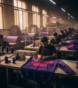 Sweat à capuche zippé Rexfit Sports Premium Streetwear délavé à l'acide, en tissu épais, brodé et imprimé, OEM ODM - Product Image 6