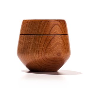 Solid Wood Coffee Mug Handmade Natural Wooden Cup Rustic Design Eco Friendly Drinking Mug for Kitchen Use - Product Image 2