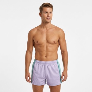 Shorts de plage pour hommes en gros – Qualité supérieure, couleur unie, pour l'été et le surf, avec poches - Product Image 6